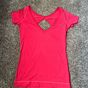 Hollister Bright Pink Short Sleeve Tee